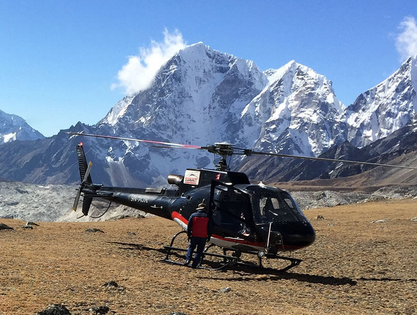 Helicopter tour In Nepal