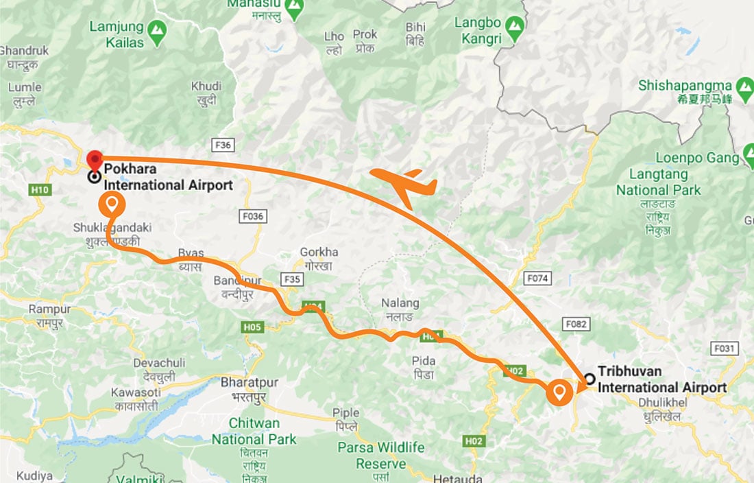 Kathmandu to Pokhara