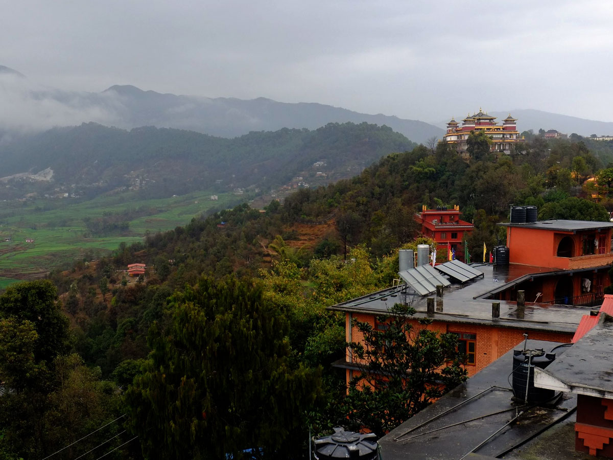 view from near kopan Monastery