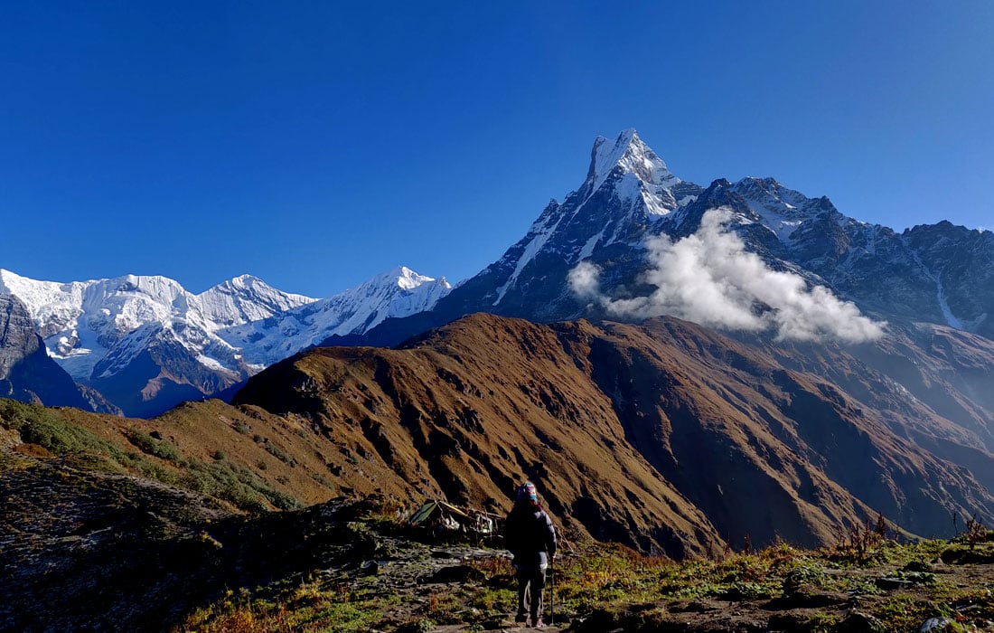 OIn the way to Mardi Himal Base Camp